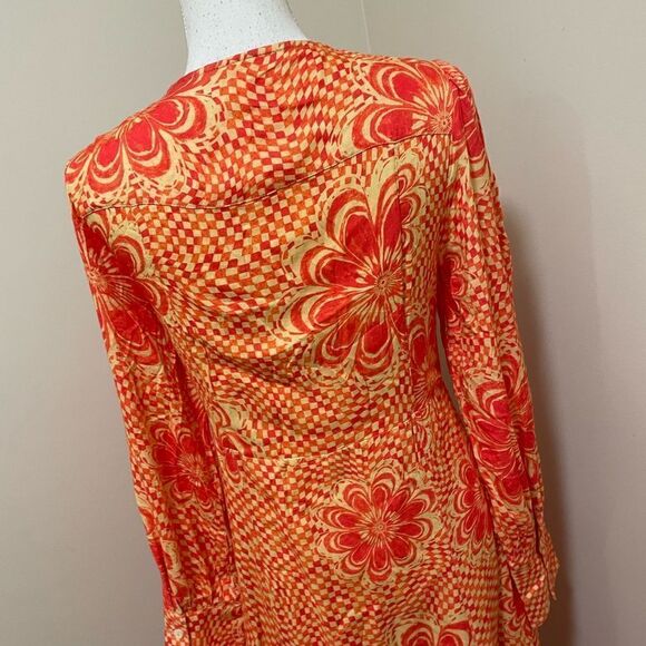 New Free People Napa in sunshine dress size XS,S - Picture 8 of 12